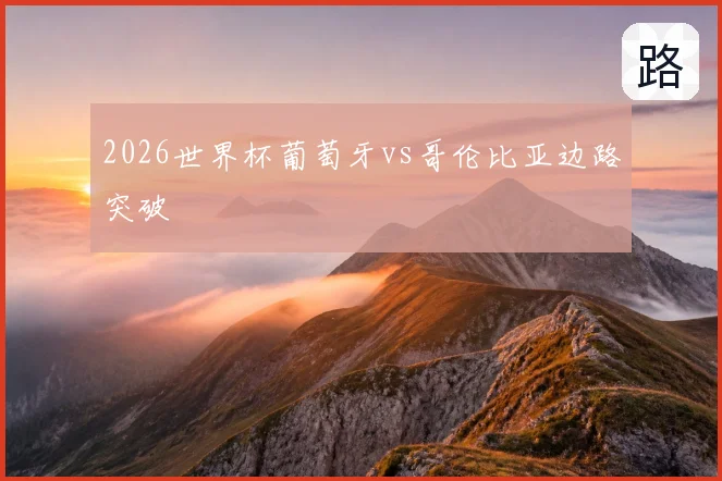 2026世界杯葡萄牙vs哥伦比亚边路突破